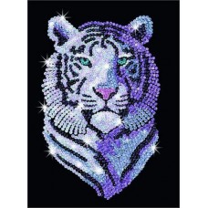 Набор для творчества Sequin Art BLUE Snow Tiger SA1217