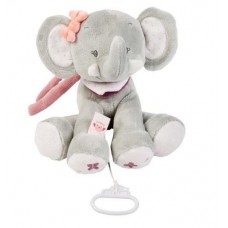 Nattou Мягкая игрушка с музыкой слоник Адель 28см. 424059