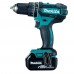 Шуруповерт Makita аккумуляторный с ударом, LXT, 18В, 3Аг х 3шт, DC18RC, кейс, 62/36 Нм