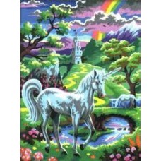 Набір для творчості Sequin Art PAINTING BY NUMBERS JUNIOR Unicorn SA0124