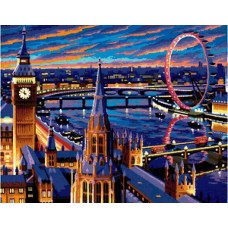 Набор для творчества Sequin Art PAINTING BY NUMBERS SENIOR London SA0422