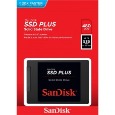 SSD накопичувач 2.5" SanDisk Plus 480GB SATA TLC (SDSSDA-480G-G26)