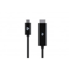 Кабель 2Е USB Type-C to HDMI, 1.8м Black (2E-W1706)