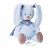 Nattou Мягкая игрушка с музыкой кролик Бибу 28см. 321044