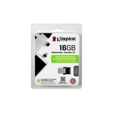 Kingston DataTraveler MicroDuo OTG USB 3.0 16Gb Black
