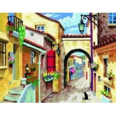 Набір для творчості Sequin Art PAINTING BY NUMBERS SENIOR A Quiet Street SA0129