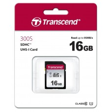 Карта памяти Transcend 16 GB SDHC UHS-I 300S TS16GSDC300S