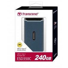 Портативный SSD USB 3.1 Gen 2 Type-C Transcend ESD350C 240GB Navy Blue