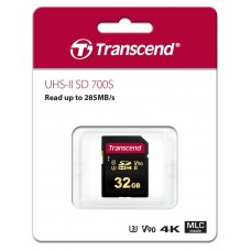 Карта памяти Transcend 32GB SDHC C10 UHS-II U3 R285/W180MB/s 4K