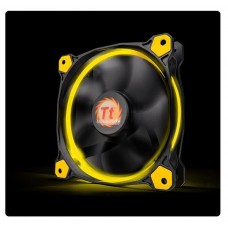 Корпусный вентилятор Thermaltake Riing 14,140мм, 1400об/мин,3pin,28.1dBA,Yellow LED