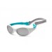 Детские солнцезащитные очки Koolsun KS-FLWA000 бело-бирюзовые серии Flex (Размер: 0+)