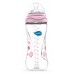 Бутылочка для кормления Nuvita Mimic 330 мл 4м+ Антиколиковая, розовая NV6050Pink