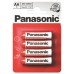 Батарейка Panasonic RED ZINK R6 BLI 4 ZINK-CARBON