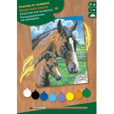 Набір для творчості Sequin Art PAINTING BY NUMBERS JUNIOR Horse and Foal SA0030