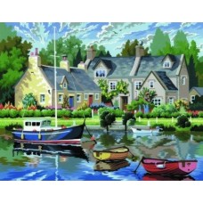 Набор для творчества Sequin Art PAINTING BY NUMBERS SENIOR Tranquil Waters SA0130