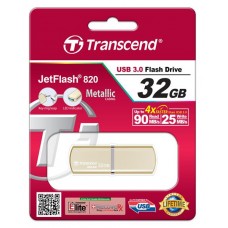 Накопитель Transcend 32GB USB 3.0 JetFlash 820 Metal Gold