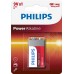 Батарейка Philips Power Alkaline 6LR61 BLI 1