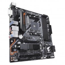 Материнская плата GIGABYTE B450_AORUS_M sAM4 B450 4xDDR4 HDMI-DVI mATX