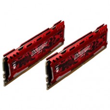 Память для ПК Micron Crucial DDR4 3200 16GB KIT (8GBx2) Ballistix Sport LT Red