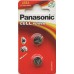 Батарейка Panasonic LR44 BLI 2