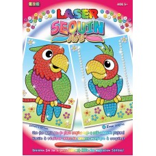 Набір для творчості Sequin Art LASER Parrots SA1319