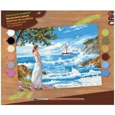 Набор для творчества Sequin Art PAINTING BY NUMBERS SENIOR Whispering Shores SA1334