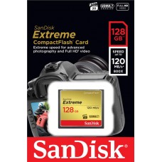 Карта памяти SanDisk 128GB CF Extreme R120/W85MB/s