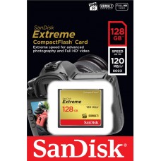 Карта памʼяті SanDisk 128GB CF Extreme R120/W85MB/s