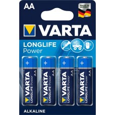 Батарейка VARTA LONGLIFE POWER AA BLI 4 ALKALINE