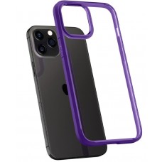 Чохол Spigen для iPhone 12 Pro Max Crystal Hybrid, Hydrangea Purple (ACS01478)