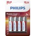 Батарейка Philips Power Alkaline AA BLI 4