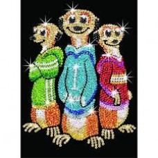 Набор для творчества Sequin Art RED Rascals Meerkats SA1008