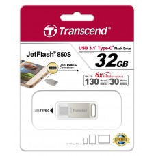 Накопитель Transcend 32GB USB 3.1 Type-C 850 R130MB/s Metal