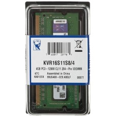 Пам'ять Kingston 4 GB SO-DIMM DDR3 1600 MHz (KVR16S11S8/4)