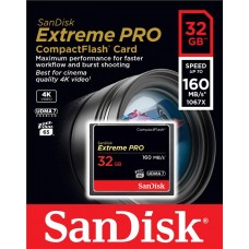 Карта памяти SanDisk 32GB CF Extreme Pro R160/W150MB/s
