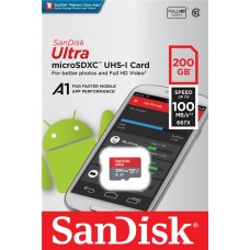 Карта памяти SanDisk 200GB microSDXC C10 UHS-I R100MB/s Ultra