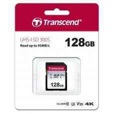 Карта памяти Transcend 128GB SDXC C10 UHS-I R95/W45MB/s