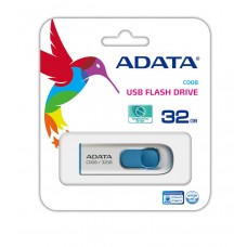 Накопитель ADATA 32GB USB 2.0 C008 White/Blue