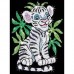 Набор для творчества Sequin Art RED Toby the White Tiger Cub SA0906