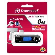 Накопитель Transcend 8GB USB 3.0 JetFlash 790 Black (TS8GJF790K)
