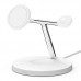 Бездротовий зарядний пристрій Belkin MagSafe iPhone 12 3-in-1 Wireless Charger, white (WIZ009VFWH)