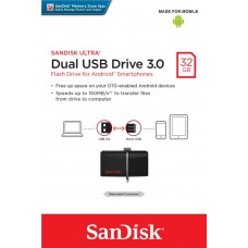 Накопитель SanDisk 32GB USB 3.0 Ultra Dual Drive OTG Black (SDDD2-032G-GAM46)