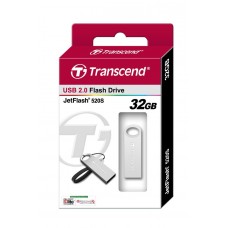 Накопитель Transcend 32GB USB JetFlash 520 Metal Silver (TS32GJF520S)