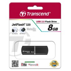 Накопитель Transcend 8GB USB JetFlash 320 Metal Black (TS8GJF320K)