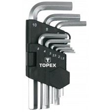 Набор шестигранных ключей TOPEX 35D955