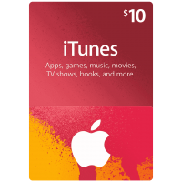 Подарунковий сертифікат iTunes Gift Card 10 USD
