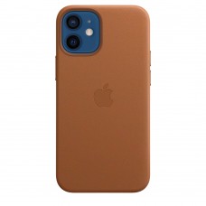 Чохол Apple iPhone 12 mini Leather Case - Saddle Brown (MHK93)