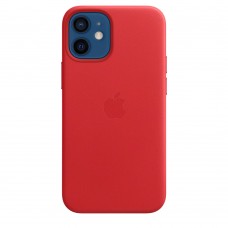 Чохол Apple iPhone 12 mini Leather Case - PRODUCT RED (MHK73)