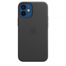 Чохол Apple iPhone 12 mini Leather Case - Black (MHKA3)