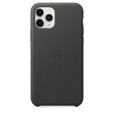 Чохол Apple iPhone 11 Pro Leather Case - Black (MWYE2)